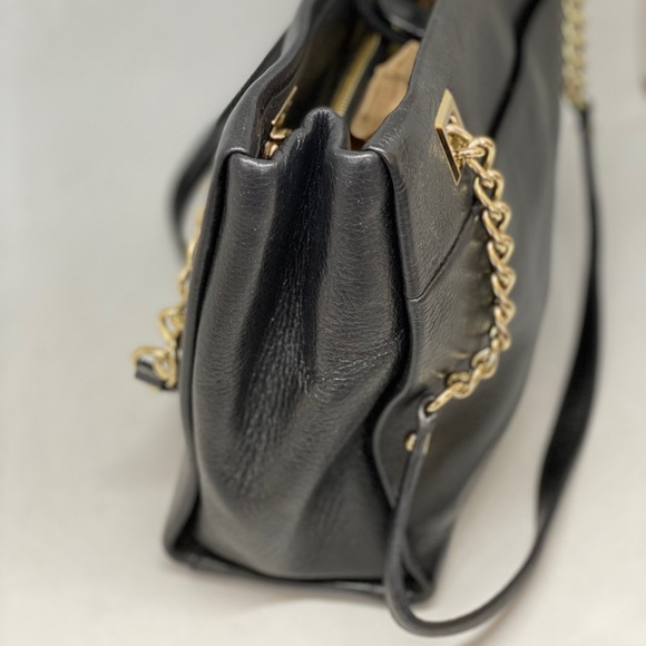 KATE SPADE ♠️ Black Leather Satchel - Picture 4 of 8